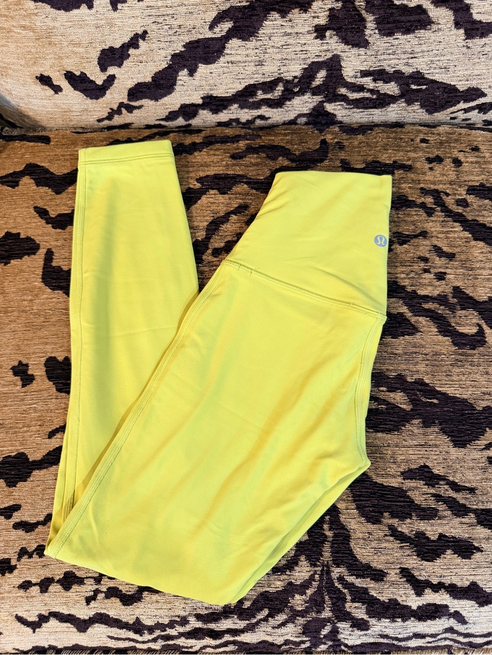 lululemon athletica Women’s Bright Yellow Fleece-lined Leggings